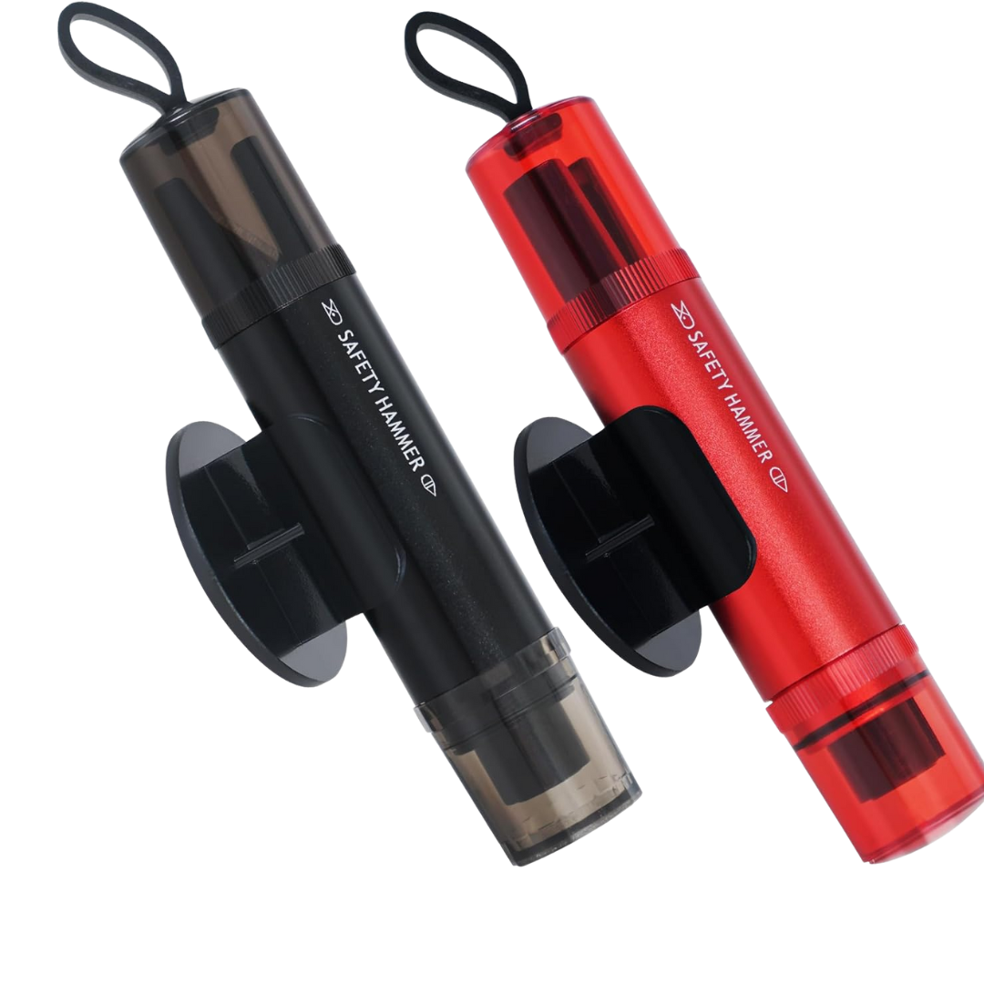 BreakOut™: The 2-in-1 Escape in seconds Window Breaker & Seatbelt Cutter Tool